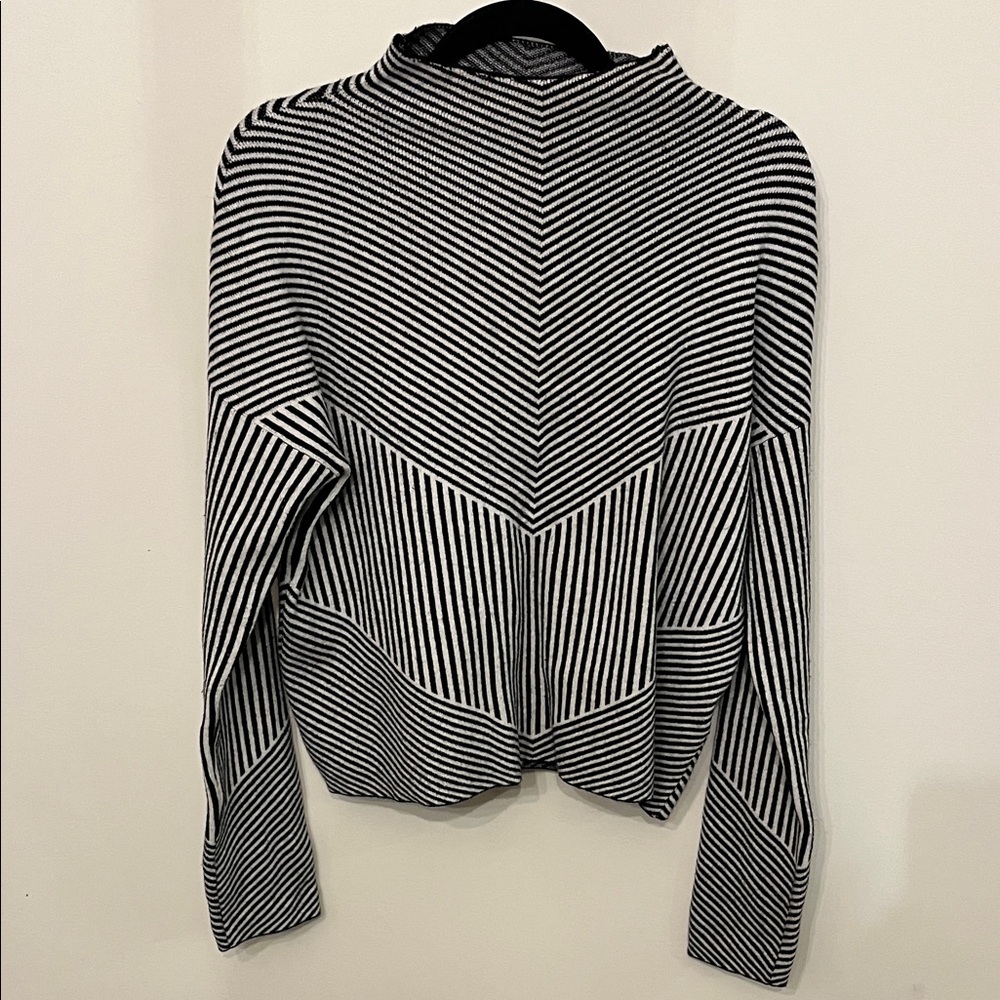 Cynthia Rowley Chevron Striped Sweater